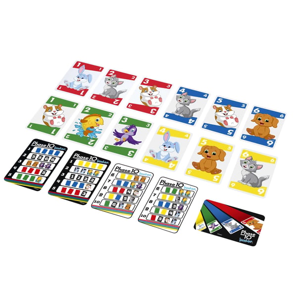 Mattel Games Phase 10 Junior Kortspel Kasta kort
