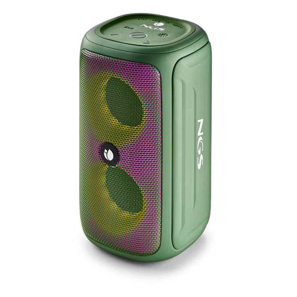 NGS ROLLER BEAST Bærbar stereohøjttaler Grøn 32 W NGS ROLLER BEAST Bærbar stereohøjttaler Grøn 32 W