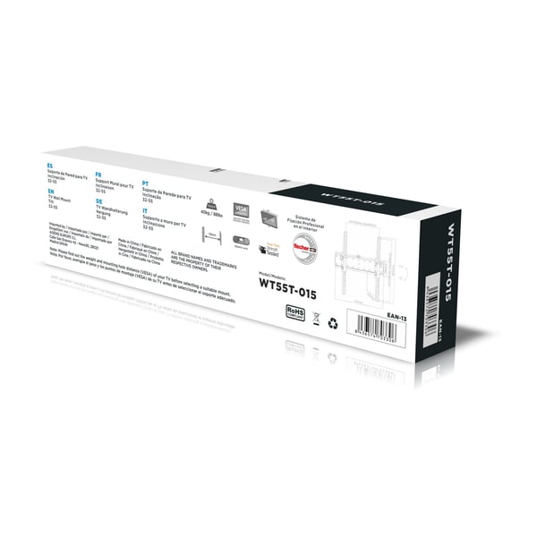 AISENS WT55T-015 TV-kiinnike 81,3 cm (32") Musta