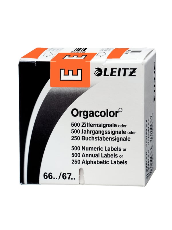 Leitz 66141000 liimaetiketti Pyöristetty suorakulmio Oranssi Leitz 66141000 liimaetiketti Pyöristetty suorakulmio Oranssi
