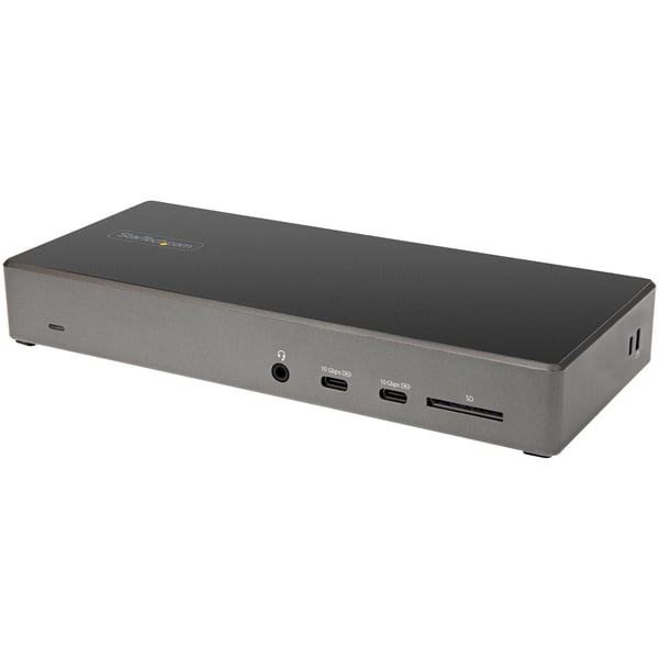 StarTech.com USB-C Dock - Trippel 4K-skärm - USB Typ-C Dockningsstation - 100 W PD 3.0 - DP 1.4 Alt
