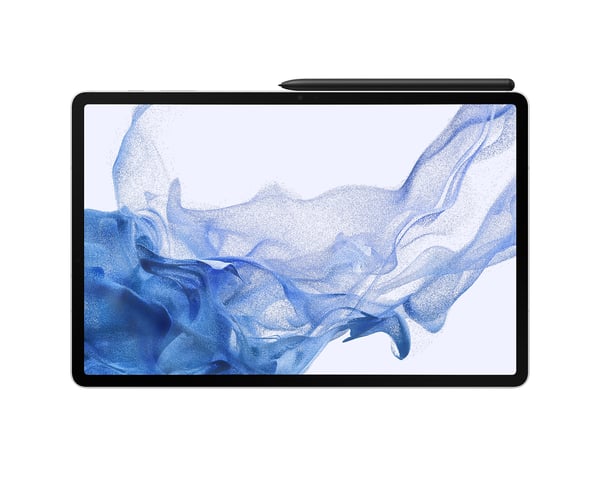 Samsung Galaxy Tab S8+ SM-X806 5G Snapdragon LTE-TDD & LTE-FDD 128 GB 31,5 cm (12.4") 8 GB Wi-Fi 6 (802.11ax) Sølv