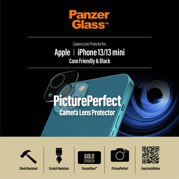 PanzerGlass ® PicturePerfect Camera Lens Protector iPhone 13 | Mini Kirkas näytönsuoja Apple 1 kpl