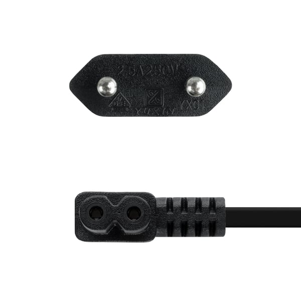TooQ 10.22.0503 strömkablar Svart 3 m CEE7/16 C7 coupler