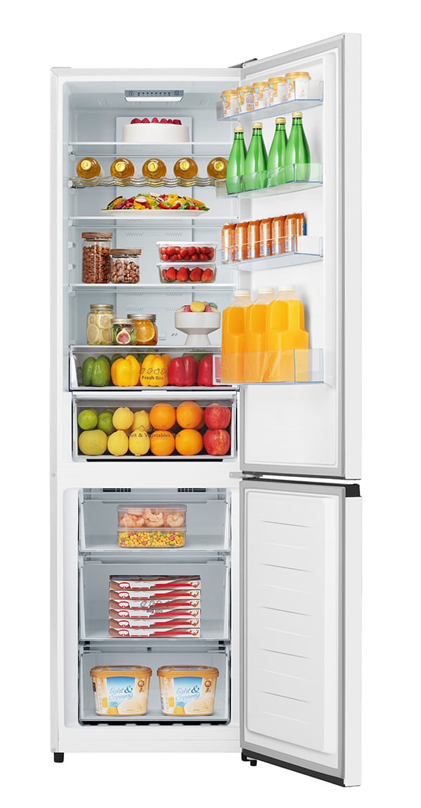 Hisense RB440N4BWE køle-/fryseskab Fritstående 336 L Hvid