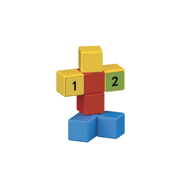 Geomag MagiCube Math Building Recycled Clips