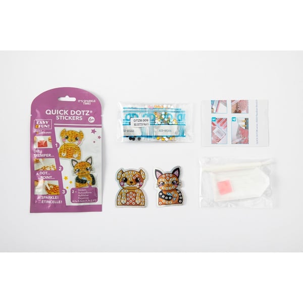 Diamond Dotz BIG DOTZ Pup & Cat Stickers