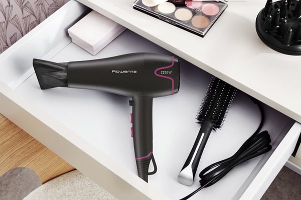 Rowenta Motion Dry CV5713 hårtørrer 2200 W Sort