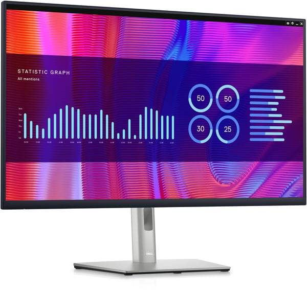 DELL P Series P3223DE computerskærm 80 cm (31.5") 2560 x 1440 pixel Quad HD LCD Sort
