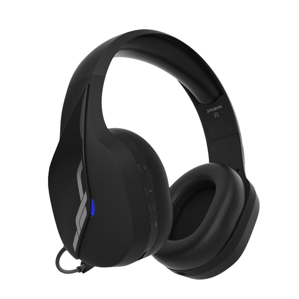 Zalman HPS700 Black Headset Trådlös Huvudband Spela Svart