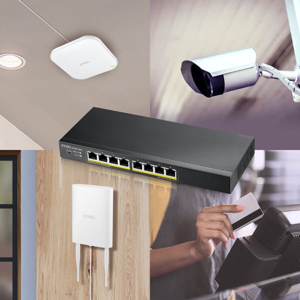 Zyxel GS1915-8EP Hallittu L2 Gigabit Ethernet (10/100/1000) Power over Ethernet -tuki Musta