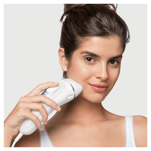 Braun Silk-expert Pro IPL PL3129 Intensivt pulserat ljus (IPL) Silver, Vit