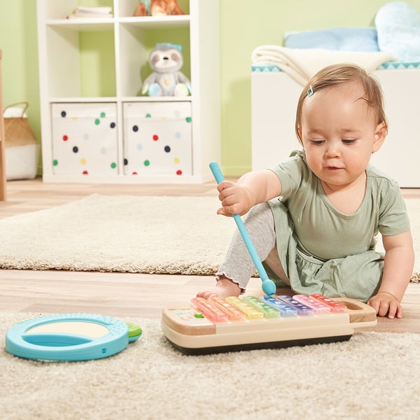 VTech Baby Interaktives Holz-Xylofon mit Tamburin