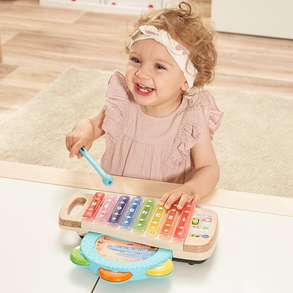 VTech Baby Interaktives Holz-Xylofon mit Tamburin