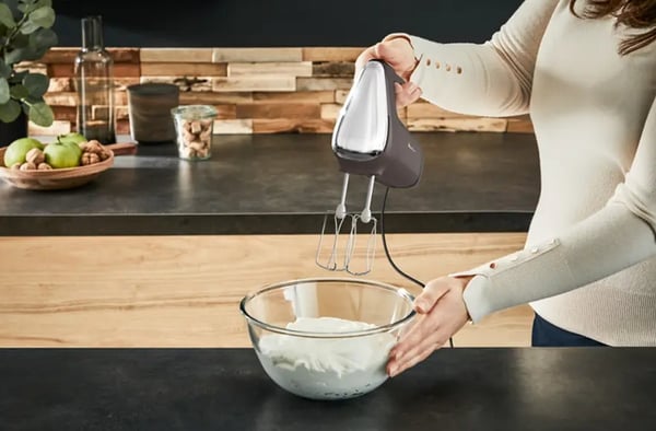 Moulinex PowerMix HM650E Håndmixer 600 W Sort, Grå