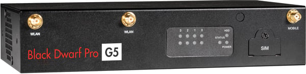 Securepoint Black Dwarf Pro G5 firewall (hardware) Desktop 2,83 Gbit/sek.