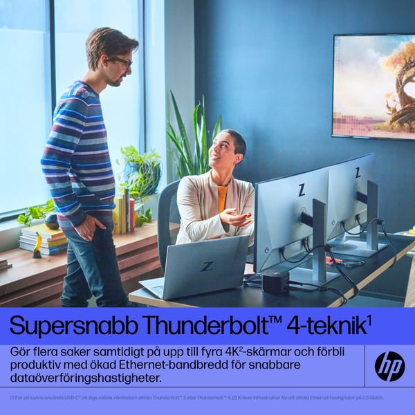 HP Thunderbolt-docka 280 W G4 med kombikabel