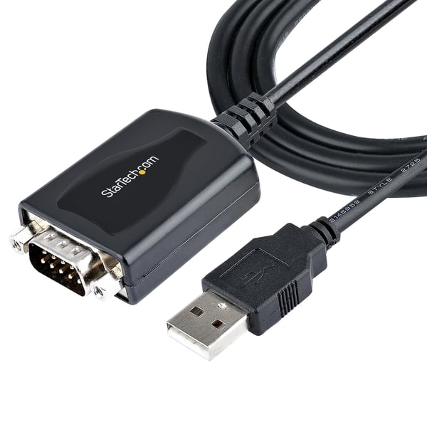 StarTech.com 1m USB til RS232 adapter med COM-hukommelse, DB9 til USB