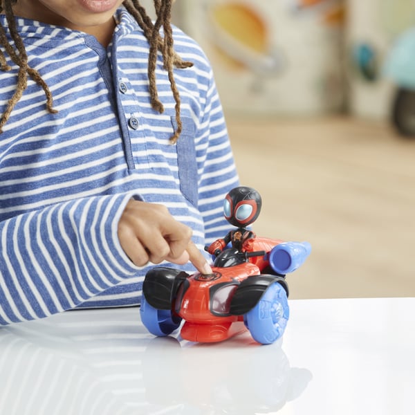 Marvel Spidey and His Amazing Friends Glow Tech Techno Racer