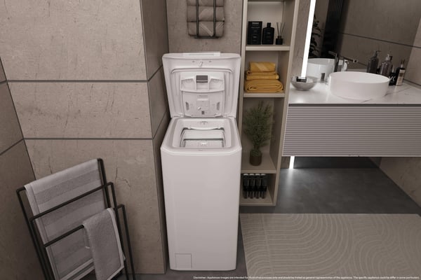 Haier THASN276TM7-S tvättmaskin Toppmatad 7 kg 1200 RPM Vit