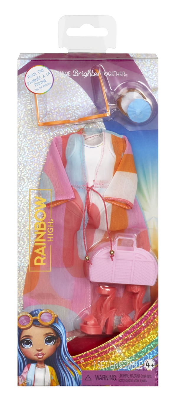 Rainbow High Fashion Pack Asst in PDQ Dukketøjsæt