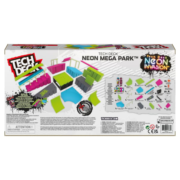 Tech Deck TED ACS XConnectNeonLrgPlayset GML Sormiskeittilautasarja