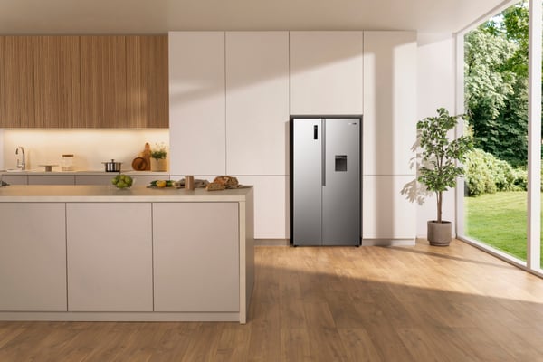 Gorenje NRS917E41XWD Kombinerad kyl/frys side-by-side Fristående 541 l Grå