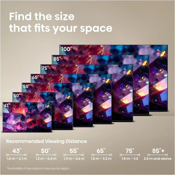 Hisense 55E7S PRO 139,7 cm (55") 4K Ultra HD Smart-TV Wi-Fi Svart