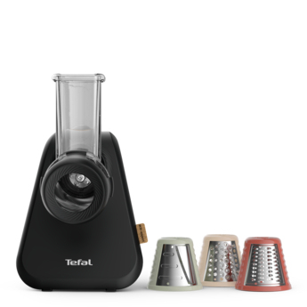 Tefal MB77EN elektriskt rivjärn och spiralskärare Plast Svart