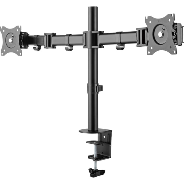 InLine 23104C skærmbeslag og -stativer 33 cm (13") Skrivebord Sort