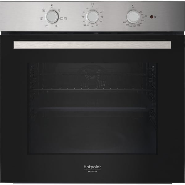 Hotpoint HAO 235H X 71 L Musta, Ruostumaton teräs
