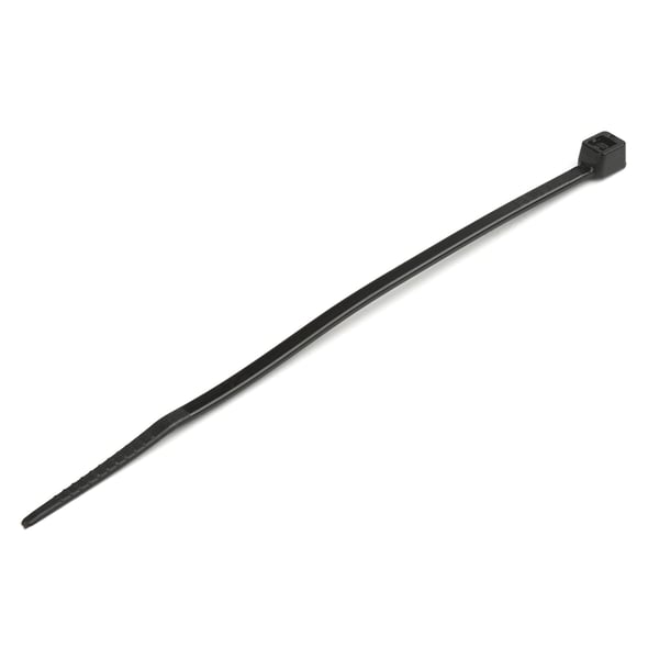 StarTech.com 10cm kabelkopplingar - 2mm bred, 22mm buntdiameter, 8kg draghållfasthet, självlåsande spärrband för nylon med böjd spets, 94 V-2/UL listad, 100-pack - svart StarTech.com 10cm kabelkopplingar - 2mm bred, 22mm buntdiameter, 8kg draghållfasthet, självlåsande spärrband för nylon med böjd spets, 94 V-2/UL listad, 100-pack - svart