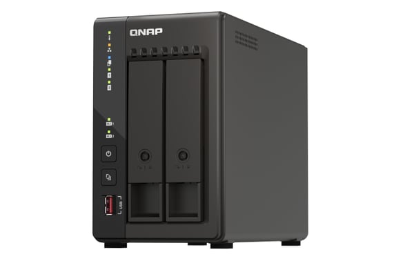 QNAP TS-253E NAS Tower Intel® Celeron® J6412 8 GB 0 TB QNAP QTS Sort