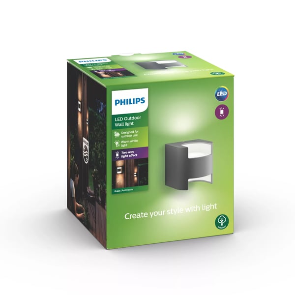Philips myGarden Grass væglampe 4,25 W