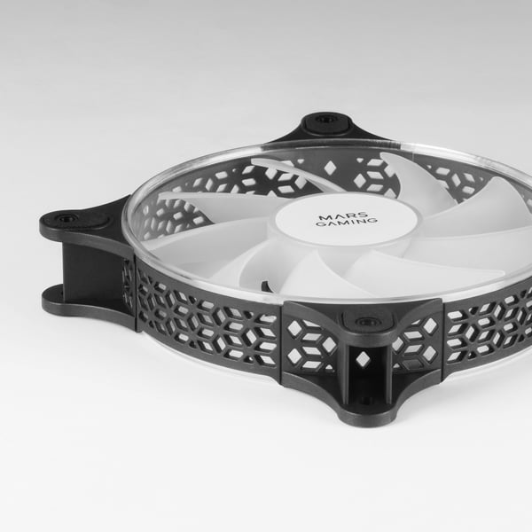 Mars Gaming MFDUO kylsystem för dator Datorväska Fan 12 cm Svart