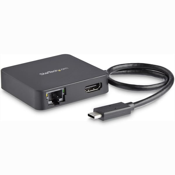 StarTech.com DKT30CHD dockningsstationer för bärbara datorer Kabel USB 3.2 Gen 1 (3.1 Gen 1) Type-C Svart
