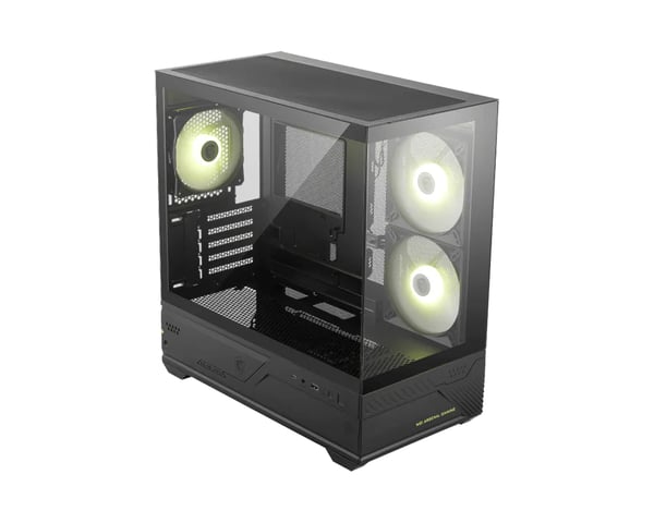 MSI MAG PANO M110R tietokonekotelo Mini Tower Musta
