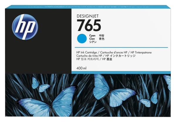 HP 765, syaani Designjet-mustekasetti, 400 ml