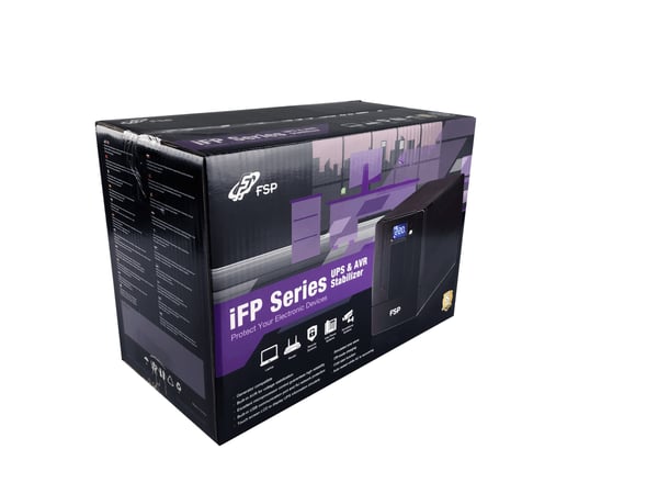 FSP iFP 1000 UPS-enhed Interaktivt indgangsstik 1 kVA 600 W 2 AC stikkontakt(er)