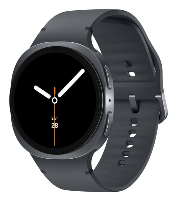 Samsung Galaxy Watch8 SM-L335FDAAXEF Smartwatch og sportsur 3,81 cm (1.5") AMOLED 44 mm Digital 480 x 480 pixel 4G Grafit Wi-Fi GPS (satellit)