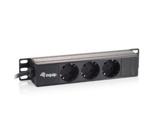 Equip 333302 strømforsyningsenhed (PDU) 3 AC stikkontakt(er) 1U Equip 333302 strømforsyningsenhed (PDU) 3 AC stikkontakt(er) 1U