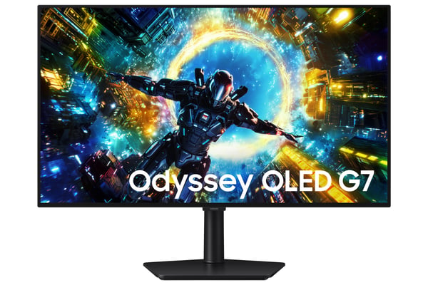 Samsung G73SH platta pc-skärmar 81,3 cm (32") 3840 x 2160 pixlar 4K Ultra HD OLED Svart