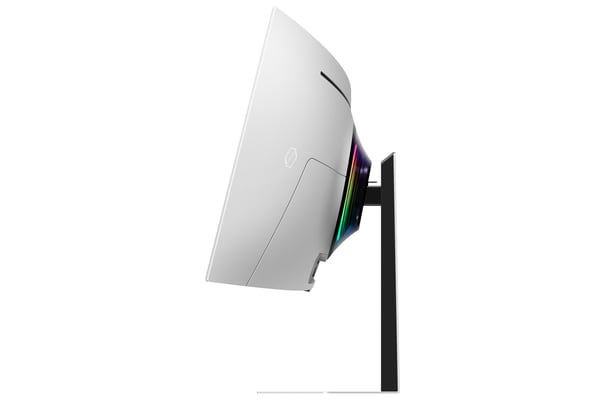 Samsung G95SC tietokoneen litteä näyttö 124,5 cm (49") 5120 x 1440 pikseliä Dual QHD OLED Hopea