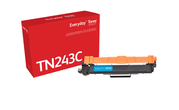 Everyday™ Syaani Toner by Xerox compatible with Brother TN-243C, Standard capacity Everyday™ Syaani Toner by Xerox compatible with Brother TN-243C, Standard capacity