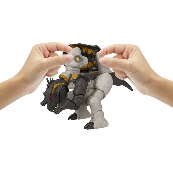Jurassic World FIERCE CHANGERS MASSIVE STRETCH Indoraptor och Brachiosaurus