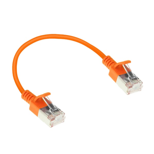 ACT DC7100 netværkskabel Orange 0,5 m Cat6a U/FTP (STP) Rund