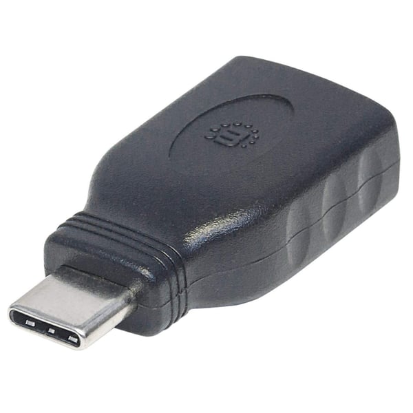 Manhattan 354646 kabel kønsskifter USB C USB A Sort