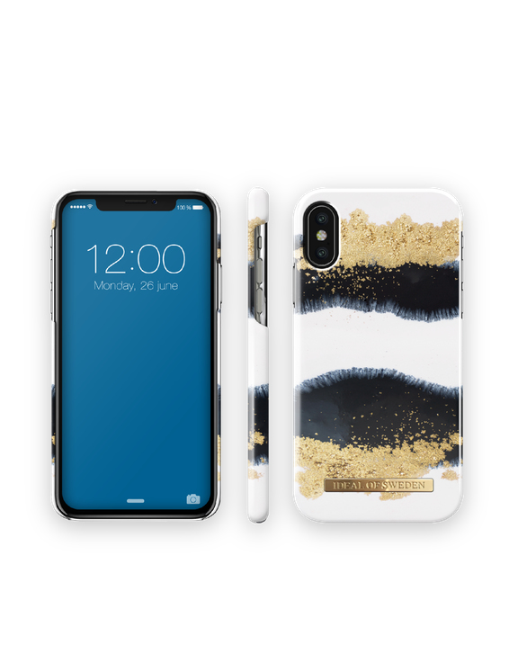 iDeal of Sweden IDFCSS19-IXS-122 mobiltelefonfodral 14,7 cm (5.8") Mobilskal Svart, Guld, Vit