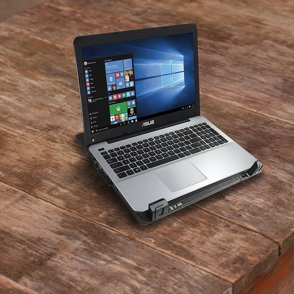 Ewent EW1258 køling til laptop 43,2 cm (17") 1000 rpm Sort