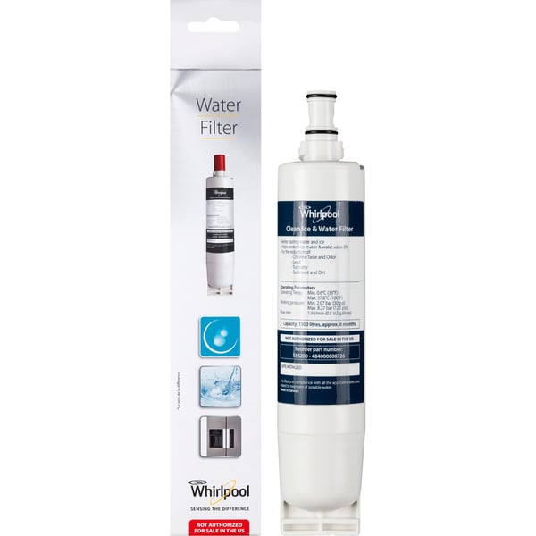 Whirlpool C00424824 del och tillbehör till kombinerad kyl-/frys Vattenfilter Blå, Vit